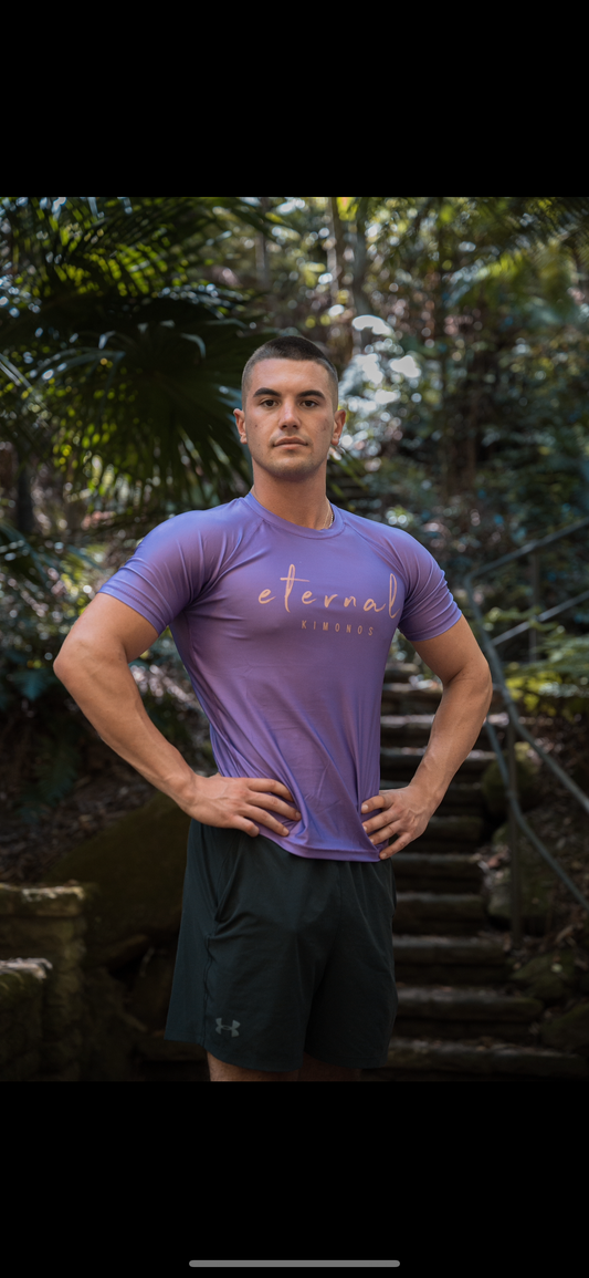 RANKED Short sleeve rashguard PURPLE